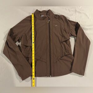 Vintage Nike Women's Brown Athletic Jacket size Large EUC